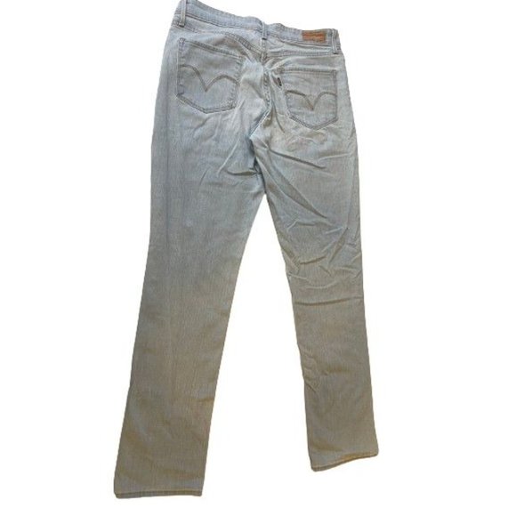 Levi's Womens Jeans Skinny Leg Mid Rise Five Design Pockets Cotton Blue Size 8 - Picture 2 of 11